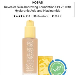 Kosas Skin-Improving Foundation SPF 25 (used 3 times) in shade 110 (V Light N)